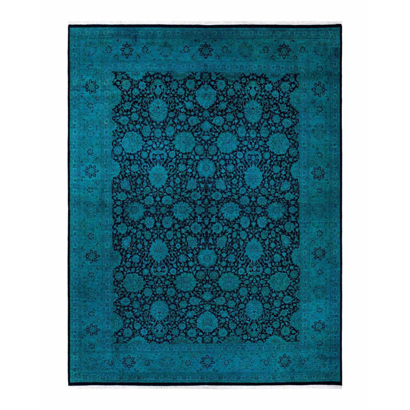 Zaniel One-of-a-Kind 9' 2" X 12' 0" Hand Knotted Area Rug