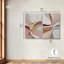 Gold Split Duo Canvas Print Abstract Boho Art Set by Art Remedy, Black Frame, 10 x 15-903773481-903773475
