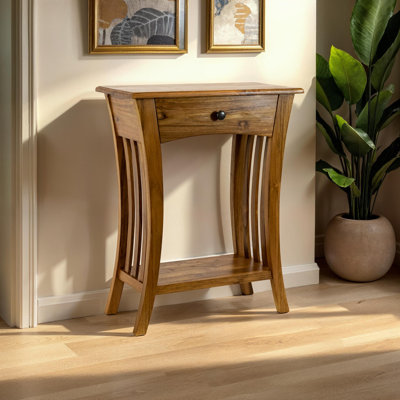 Lukats 60cm Solid Wood Console Table