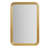 Rounded Rectangle Fluted Wall Mirror Gold See Below