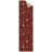 Ottohome Non-Slip Floral Leaves Area Rug For Living Room, Hallway, Entryway Rug, Dark Red-1963097456