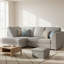 4 Seater Jumbo Cord Corner Sofa High Back Cushion including Foot Stool-1677817544-1705694856