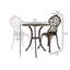  Riemer Round 2 - Person 24" Long Aluminum Bistro Set-1182076279
