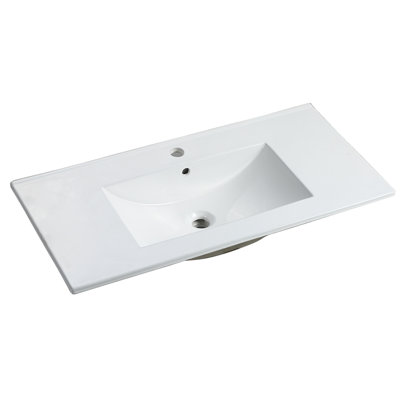 Lavabo en céramique pour meuble-lavabo