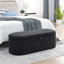 Repose-pieds rembourré avec rangement 45,5 "Marciniak-91425376