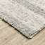 Tapis ivoire / gris à poils longs Vivianne-941600609