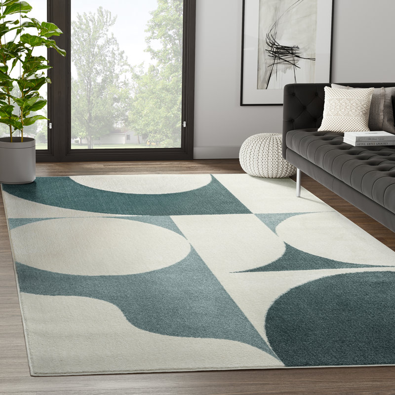 Tapis à motif géométrique moderne Abani Rugs Douglas DEC220A, Rectangle 7 pi 9 po x 10 pi 2 po