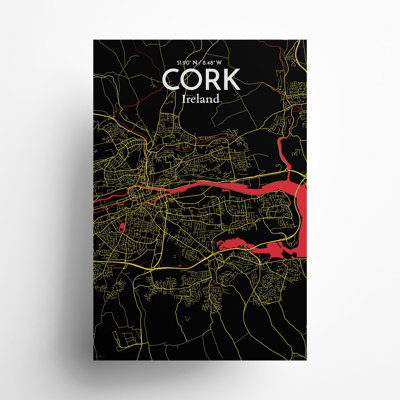 Cork City Map, impression
