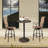 Athanasia 27.5" W Round Patio Bar Table with Aluminum Top