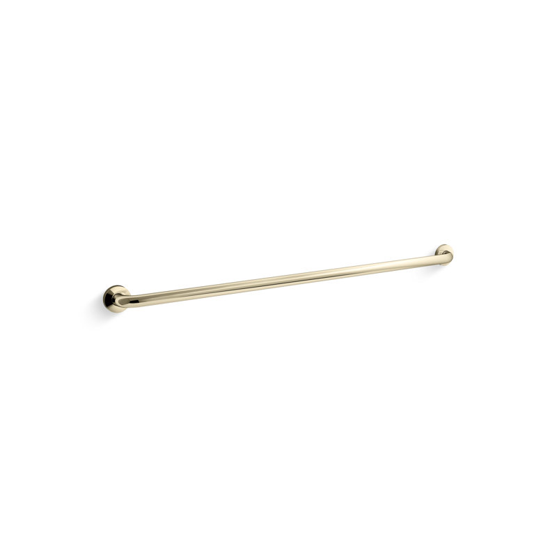 Contemporary Grab Bar, Vibrant French Gold, 42"W