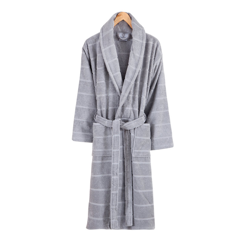 Peignoir Beebe 100% coton unisexe, TG, Gris