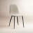 Kavi Minimalist Dining Chairs Faux Leather Upholstered Seating With Cushioned Backrest & Sturdy Metal Legs, Ideal For Home, Kitchen, Dining Room, Bedroom-1455440033