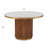 Wilbourn Round Faux Marble Top Dining Table