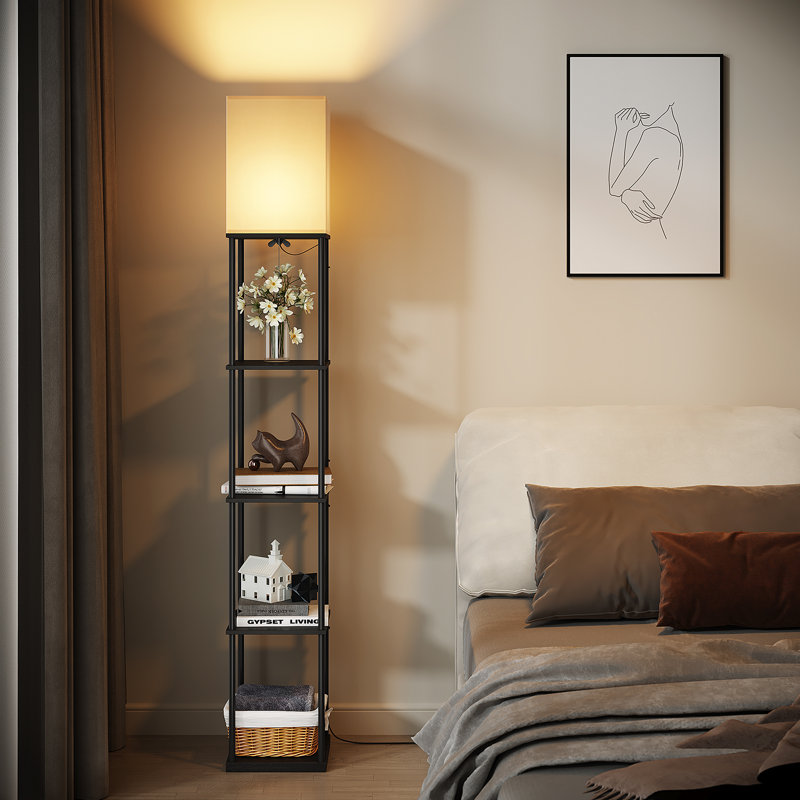  Lampe sur pied de bibliothèque à 5 niveaux H 70 po Wascar