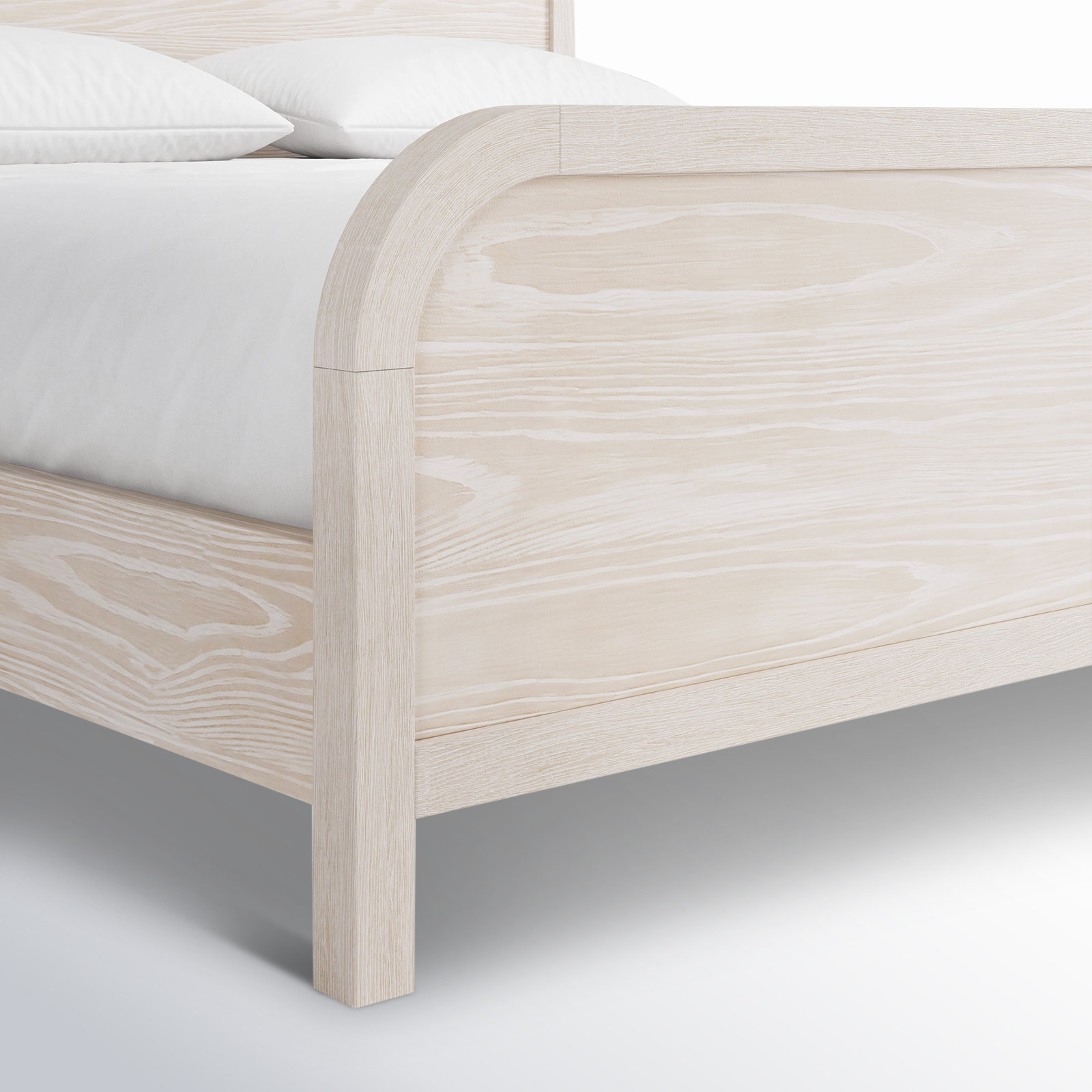 Essie Bed, Queen, White