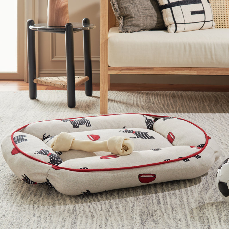 Lit pour chien Raddax, Moyen (l 16 po x P 24 po x H 6 po)