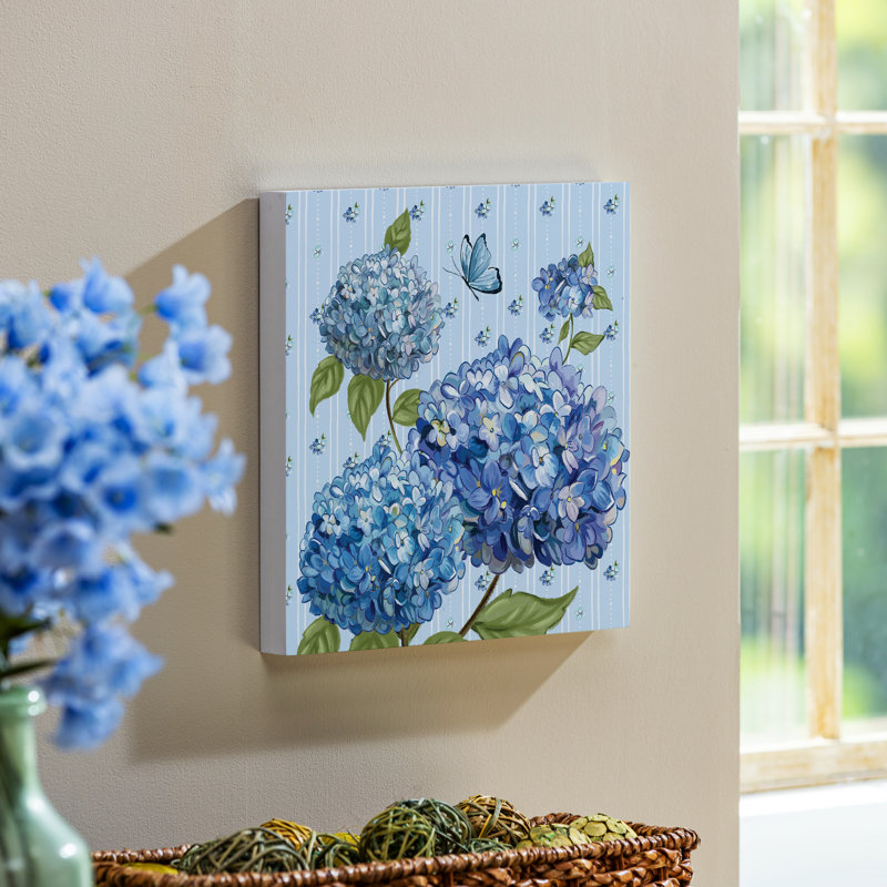 Indoor Wall Decor, Hydrangea Haven, 12" L x 12" H