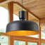 Luminaire suspendu rétro en métal 1 lumière E26 60W 1 lumière