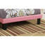 Cadre de lit simple et simple en similicuir rose-1723052275