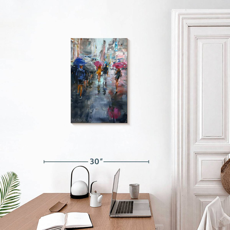It's Raining, 24" H x 16" W