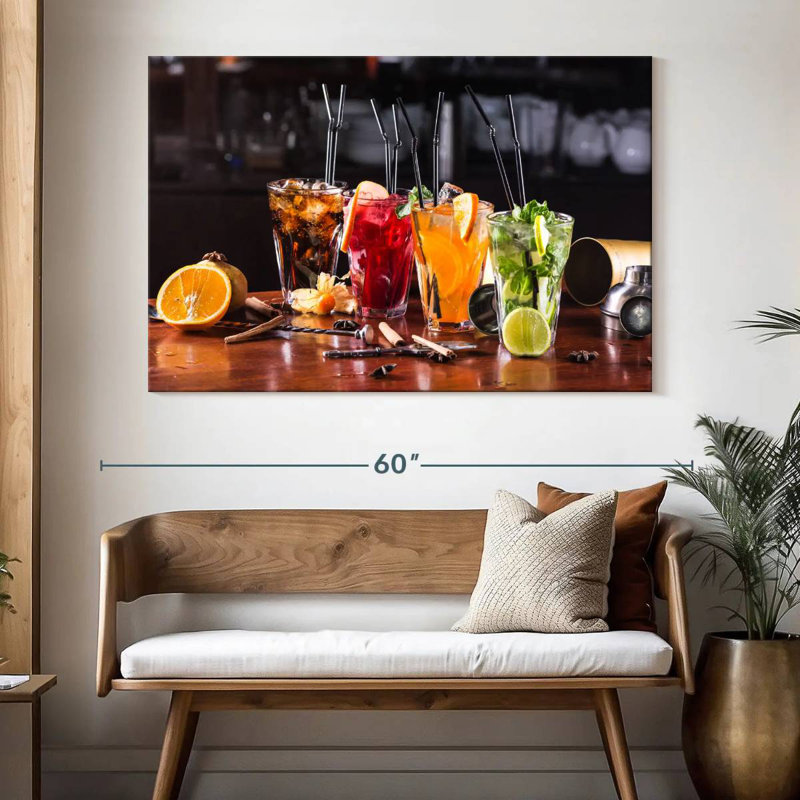 Yarlin Cocktails Selection, 34" H x 51" W