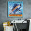  «Destin» par Jim Baldwin, art mural sur toile, 26 po x 26 po