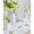 Botanical Lemon - 100% Pure Linen Table Runner-113298759-113298767