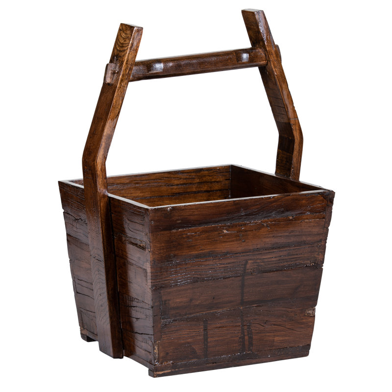 Bloomsbury Market Solid Wood Decorative Bin