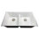 Low Divide 50/50 Double Bowl Undermount Granite Composite Undermount Sink