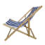 Chaise pliable en bois foncé foncé Populus