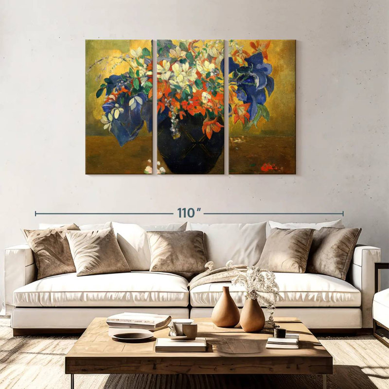 Harnek un vase de fleurs 1896, H 48 po x l 74 po