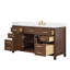 Beckett 66" Freestanding Single Bathroom Vanity with Quartz Top-705183730-705183734-736625085
