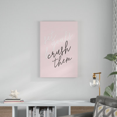 Art textuel sur toile tendue GRL