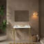 Console de salle de bain murale avec lavabo en céramique et trous de robinet pré-percés-1749243659