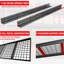 Étagères de garage robustes, P 30 po, tablettes en métal avec tablettes de rangement réglables, H 68 po x l 67 po x P 30 po-1026233345