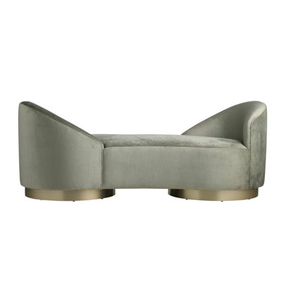 Selene Chaise Sage Performance Velvet