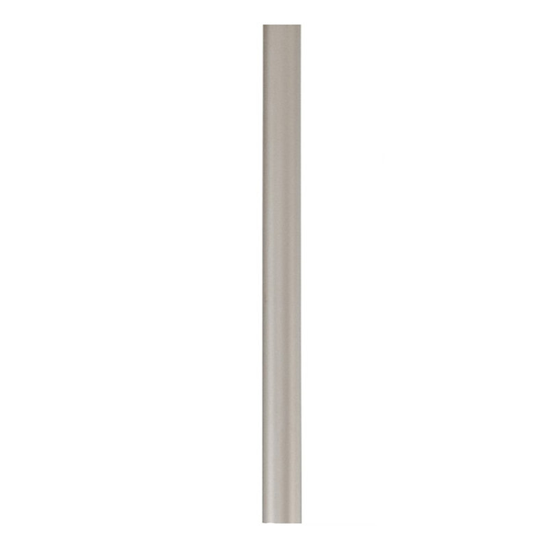 Matte Black 30-Inch Steel Ceiling Fan Downrod