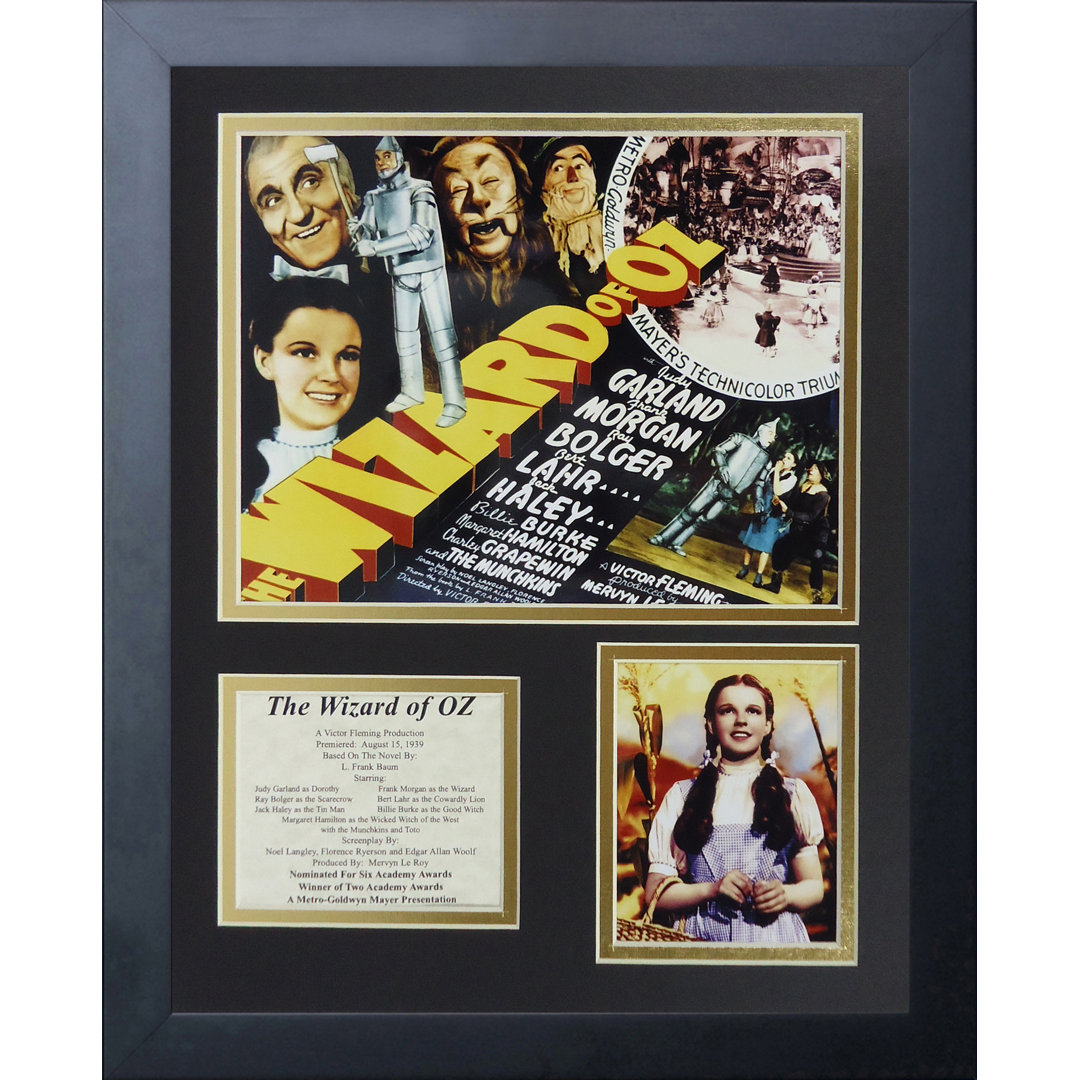 Wizard of Oz - Movie Art Framed Memorabili Legends Never Die