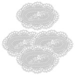Cornelia Polyester Floral Oval Doily