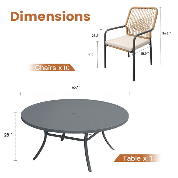 Dimensions du produit