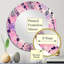 Plumes roses et mauves Boho - miroir mural bohémien-682005715