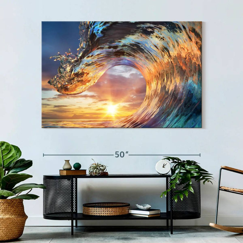 Senne Sunset Wave, 34" H x 51" W