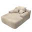 Méridienne convertible sans os avec large accoudoir et aucun assemblage requis-658788253
