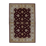 Hand-Knotted High-Quality Beige and Beige Area Rug