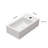 Mocoloo 10'' White Ceramic Rectangular Bathroom Sink