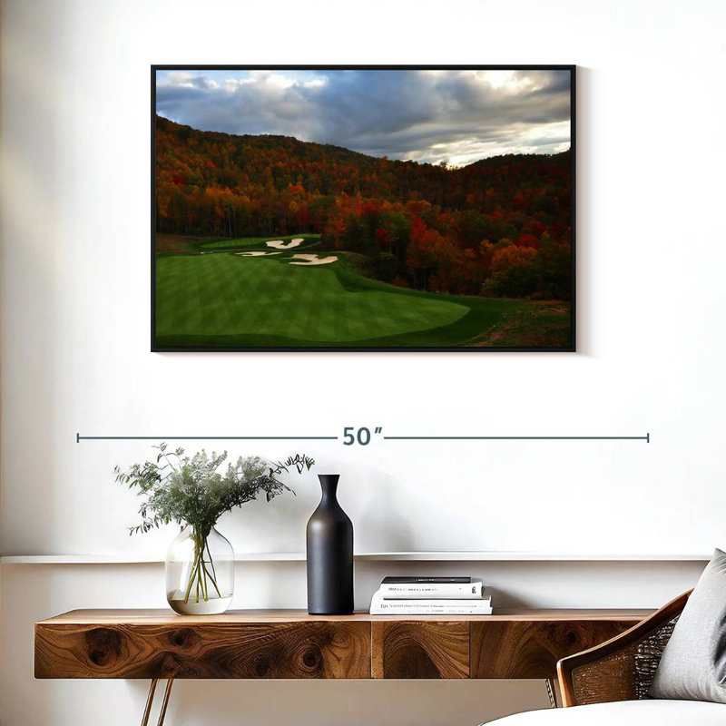 Sireci Autumn Golf Course, 25" H x 37" W