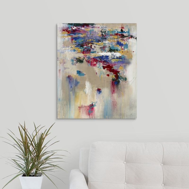 « full spectrum », peinture sur toile, Toile tendue, H 24 po x l 20 po x P 1,25 po