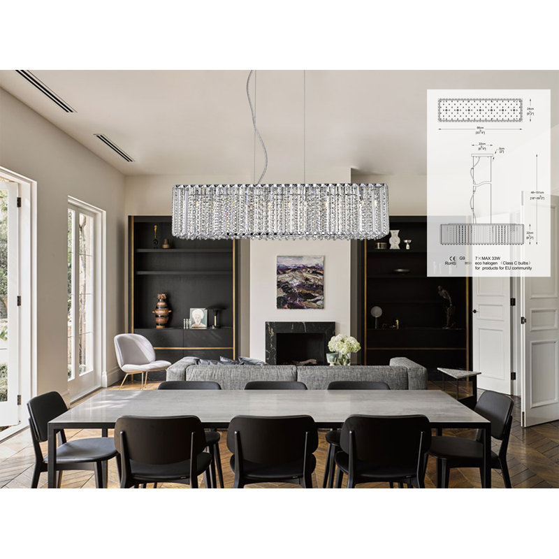 Danvers 7 - Light Crystal Chandelier
