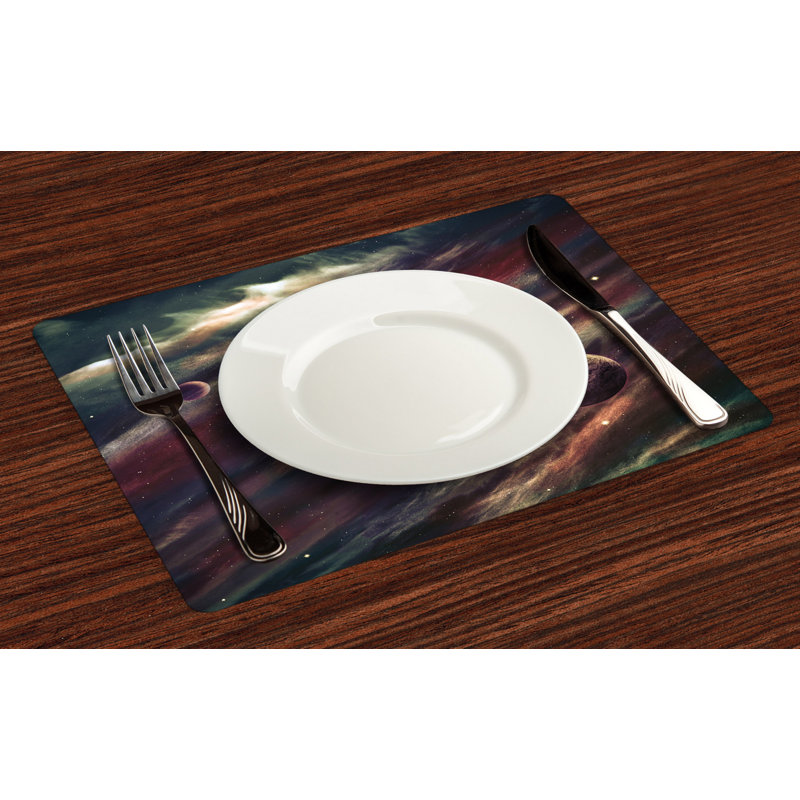 Polyester Abstract Rectangle Placemat