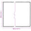  Bâche avec œillets en polyéthylène transparent 9,84 x 13,12 pi